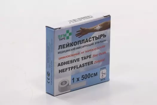 Лейкопластырь SFM-Plaster мед/фиксир ткан основа 1х500 см, арт 534510
