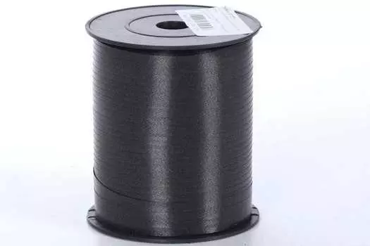 Лента д/декора и подарков, черный, 0,5 смх500 м