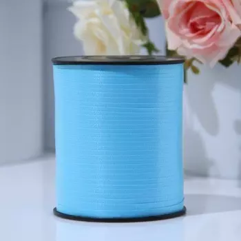 Лента Гидропласт д/декора и подарков 0,5 смх500 м, голубая