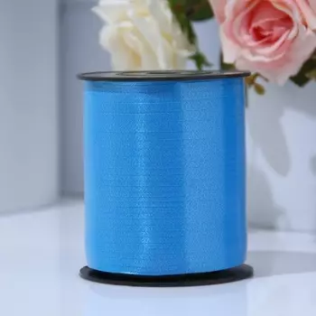 Лента Гидропласт д/декора и подарков 0,5 смх500 м, синяя