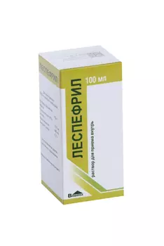 Леспефрил, 100 мл, раствор для приема внутрь