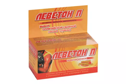 Леветон П, 500 мг, 60 шт, таблетки