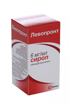 Левопронт 6 мг/мл, 120 мл, сироп
