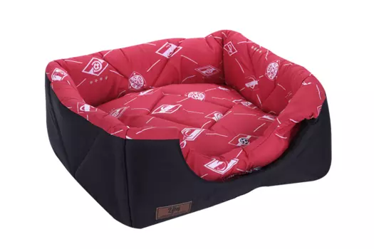 Лежанка Lion Кубик Спартак SM-25 красный (44х44х35см)
