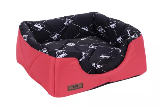 Лежанка Lion Кубик Спартак SM-26 черный (44х44х35см)