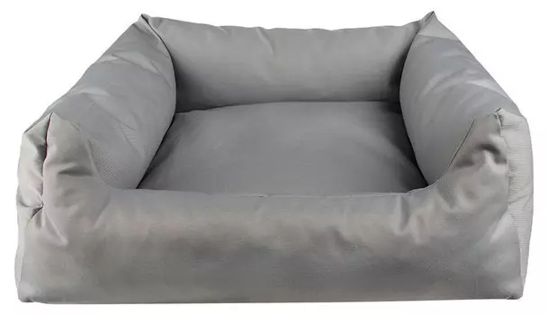 Лежанка-пуфик д/животных FANCY PETS любимое место 56х50х16 см светло-серый