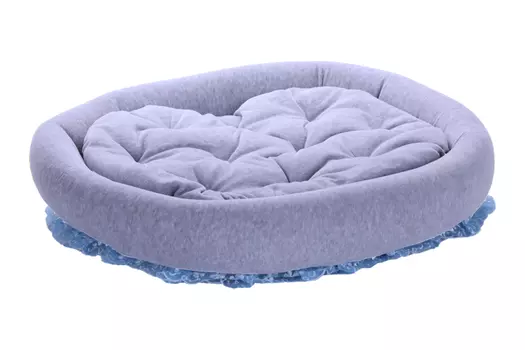 Лежанка ЗООМАРК д/животных Ватрушка велюр диаметр 50 см