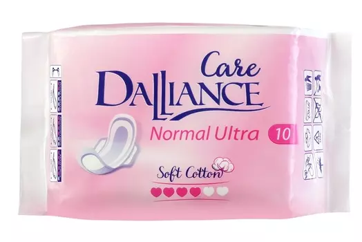 LILO Прокладки гигиенические DALLIANCE Care Normal Ultr 10шт. (Китай)