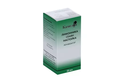 Лимонника семян настойка, 25 мл