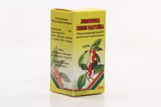 Лимонника семян настойка, 25 мл