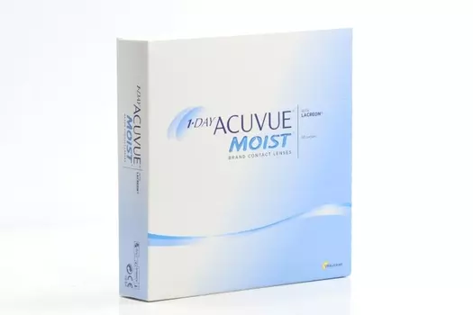 Линзы 1-Day Acuvue Moist контактные однодневные R 8.5 (диоптрия -3,25), 90 шт