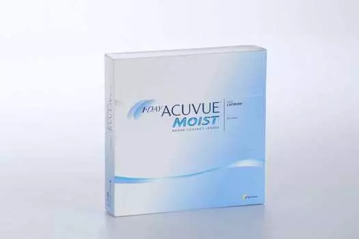 Линзы 1-Day Acuvue Moist контактные однодневные R 8.5 (диоптрия -2,50), 90 шт