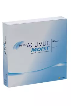 Линзы 1-Day Acuvue Moist контактные однодневные R 8.5 (диоптрия -2,0), 90 шт