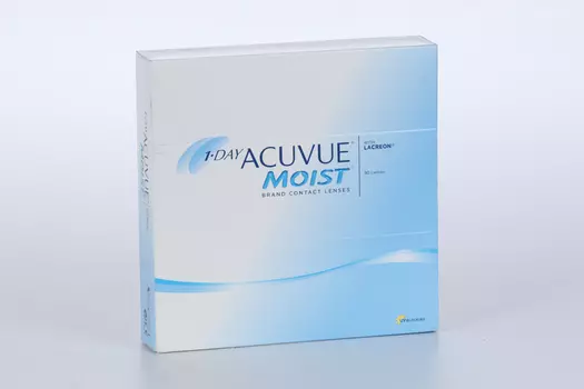 Линзы 1-Day Acuvue Moist контактные однодневные R 8.5 (диоптрия -1,0), 90 шт