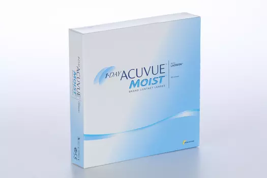 Линзы 1-Day Acuvue Moist контактные однодневные (R-8.5) (диоптрия -7,0), 90 шт