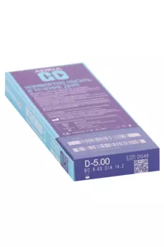 Линзы Adria GO контактные однодневные 8.6 (диоптрия -5,0), 5 шт