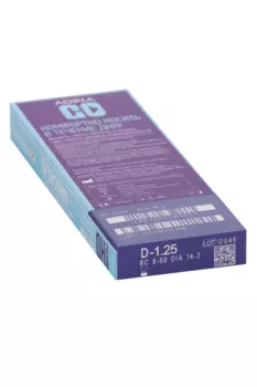 Линзы Adria GO контактные однодневные 8.6 (диоптрия -1,25), 5 шт