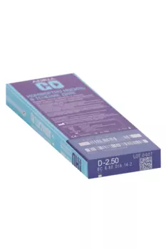 Линзы Adria GO контактные однодневные 8.6 (диоптрия -2,5), 5 шт