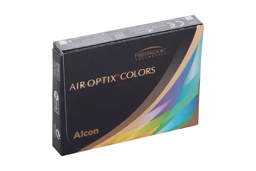 Линзы Alcon Air Optix Colors Amethist контакт цвет ежемес (диоптрия -3,75), 2 шт