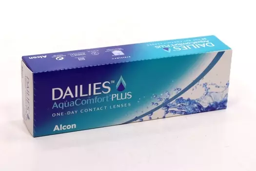 Линзы Alcon Dailies Aqua Comfort Plus контактные однодневные (диоптрия -5,5), 30 шт