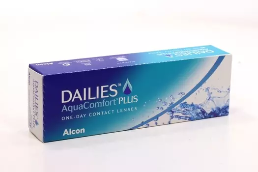 Линзы Alcon Dailies Aqua Comfort Plus контактные однодневные (диоптрия -1,50), 30 шт