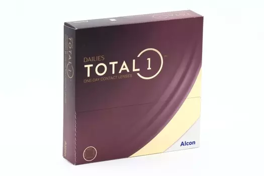 Линзы Alcon Dailies Total1 контактные однодневные (диоптрия -4,0), 90 шт