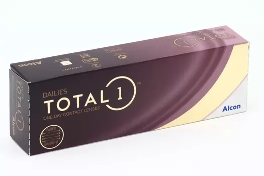 Линзы Alcon Dailies Total1 контактные однодневные (диоптрия -4,25), 30 шт