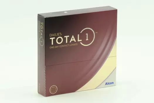 Линзы Alcon Dailies Total1 контактные однодневные (диоптрия -4,25), 90 шт