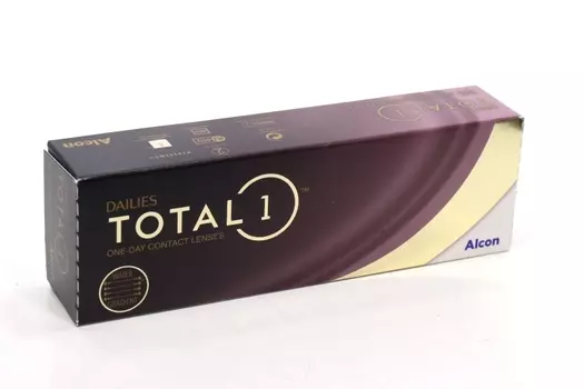 Линзы Alcon Dailies Total1 контактные однодневные (диоптрия -1,75), 30 шт
