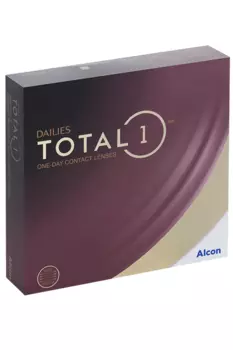 Линзы Alcon Dailies Total1 контактные однодневные водоградиентные (диоптрия -1,0), 90 шт