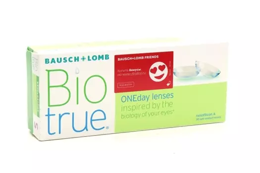 Линзы Bausch+Lomb BioTrue ONEday контактные (диоптрия -4,25), 30 шт