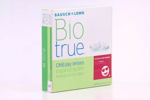 Линзы Bausch+Lomb BioTrue ONEday контактные R 8.6 (диоптрия -4,75), 90 шт