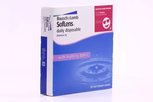 Линзы Bausch+Lomb Soflens Daily Disposable контактные R 8.6 D -4.75, 90 шт