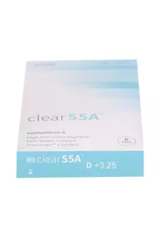 Линзы Clearlab Clear55 А контактные R 8.7 (диоптрия +3,25), 6 шт