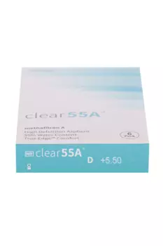 Линзы Clearlab Clear55 А контактные R 8.7 (диоптрия +5,5), 6 шт