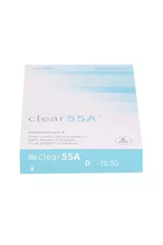 Линзы Clearlab Clear55 А контактные R 8.7 (диоптрия -10,50), 6 шт