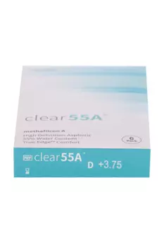 Линзы Clearlab Clear55 А контактные R 8.7 (диоптрия +3.75), 6 шт