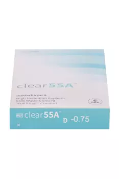 Линзы Clearlab Clear55 А контактные R 8.7 (диоптрия -0,75), 6 шт