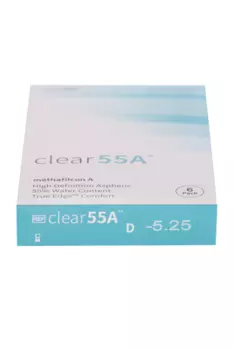Линзы Clearlab Clear55 А контактные R 8.7 (диоптрия -5,25), 6 шт