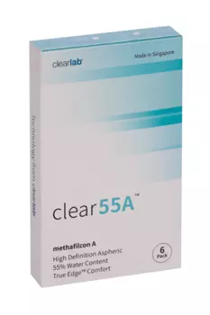 Линзы Clearlab Clear55 А контактные R 8.7 (диоптрия +3.50), 6 шт