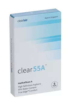Линзы Clearlab Clear55 А контактные R 8.7 (диоптрия -2,75), 6 шт
