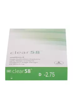 Линзы Clearlab Clear58 контактные R 8.7 (диоптрия -2,75), 6 шт