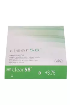 Линзы Clearlab Clear58 контактные R 8.7 (диоптрия +3.75), 6 шт