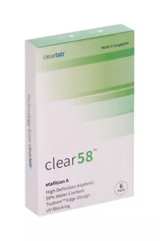 Линзы Clearlab Clear58 контактные R 8.7 (диоптрия -5,75), 6 шт