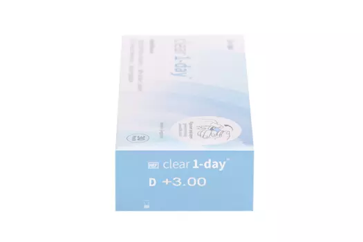 Линзы Clearlab Clear 1-day контактные R 8.7 (диоптрия +3,0), 30 шт