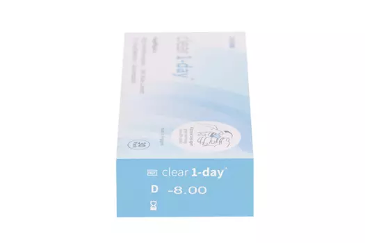 Линзы Clearlab Clear 1-day контактные R 8.7 (диоптрия -8,0), 30 шт