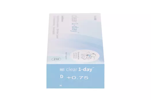 Линзы Clearlab Clear 1-day контактные R 8.7 (диоптрия +0,75), 30 шт