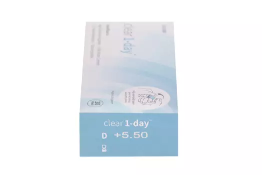 Линзы Clearlab Clear 1-day контактные R 8.8 (диоптрия +5,5), 30 шт