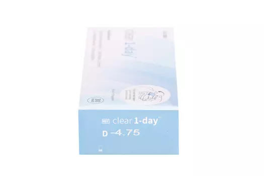 Линзы Clearlab Clear 1-day контактные R 8.7 (диоптрия -4,75), 30 шт