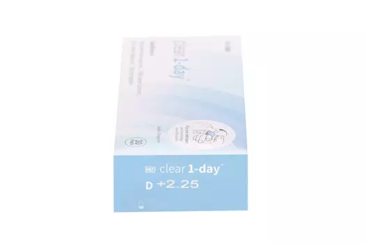 Линзы Clearlab Clear 1-day контактные R 8.7 (диоптрия +2,25), 30 шт